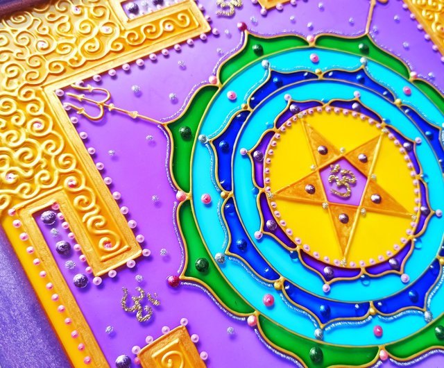Shri MahaMrityunjaya Yantra Handpainted Lord Shiva Vedic ...
