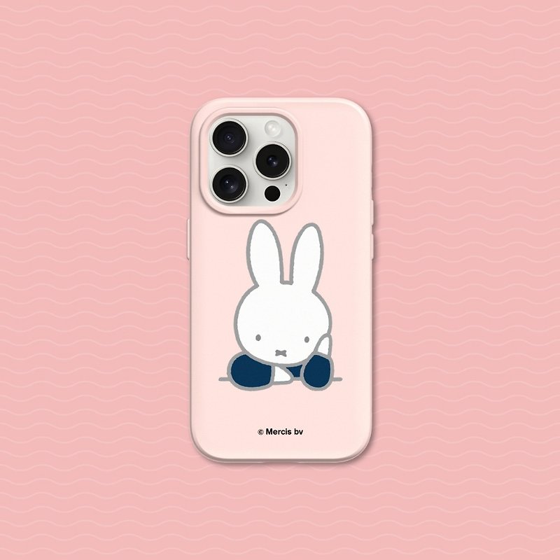 Exclusive - Pinkoi x Miffy SolidSuit (MagSafe compatible) anti-fall back phone case - Want - อุปกรณ์เสริมอื่น ๆ - พลาสติก หลากหลายสี