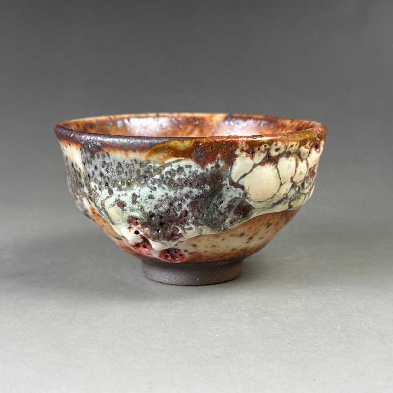 台灣 烈燒 志野釉茶杯 柒 - 茶壺/茶杯/茶具 - 陶 咖啡色