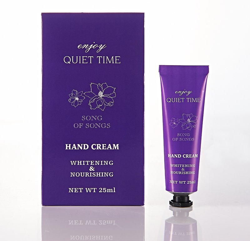 Non-sticky hands 【Water Hydrating Moisturizing Hand Cream】Violet Fragrance - ผลิตภัณฑ์ล้างมือ - วัสดุอื่นๆ สีม่วง