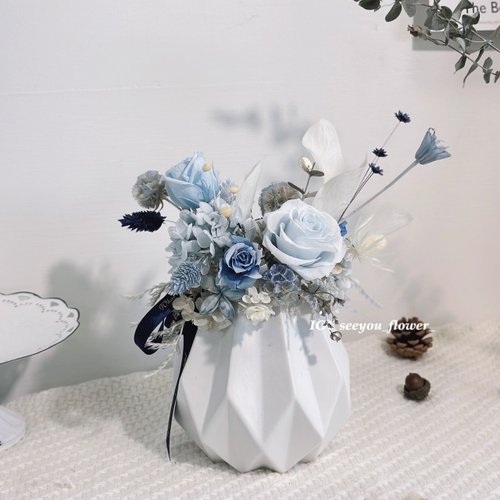 SeeYou Flower Studio SeeYou・Bright Life系列 玫瑰永生花桌花