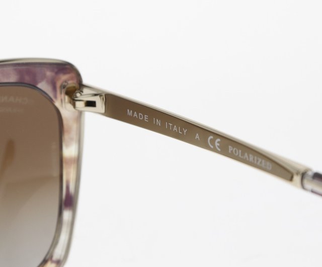日本直送】シャネルCHANEL サイドロゴサングラスPOLARIZED 偏光