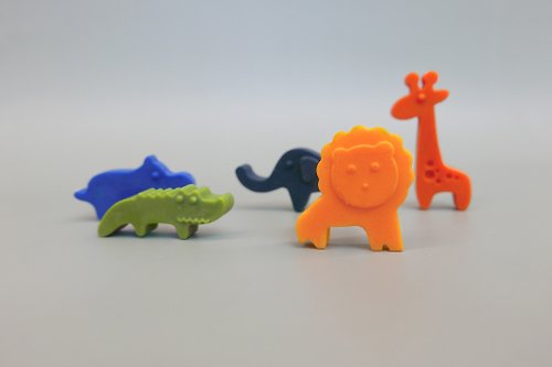 miniFab (兒童禮物) Go Doodle野生動物兒童蠟筆5件套裝