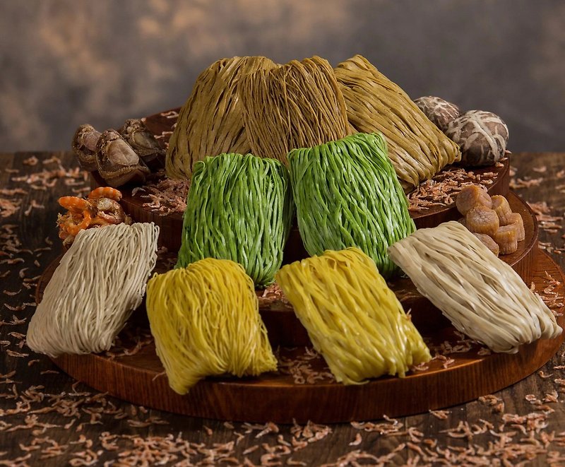 【Mother's Day Gift】Yonglefu Bag－Assorted Brocade Noodles 12 packs with random taste - บะหมี่ - อาหารสด สีเหลือง