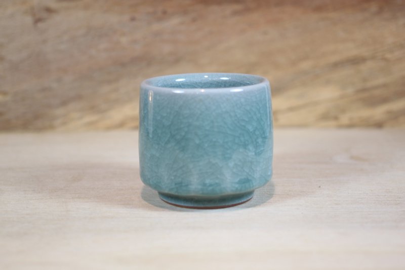 【聖誕禮盒】哥窯冰裂 茶杯 咖啡杯 名家葉敏祥手工作品 聖誕節 - 咖啡杯/馬克杯 - 陶 