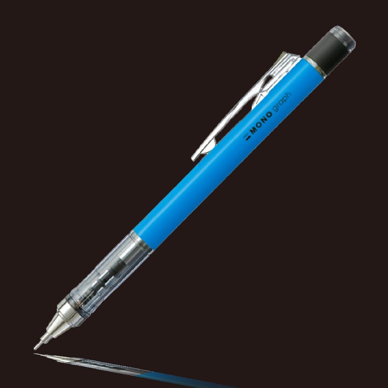 MONO 0.5mm 自動鉛筆, 霓虹藍 - 鉛筆/自動鉛筆 - 其他材質 藍色