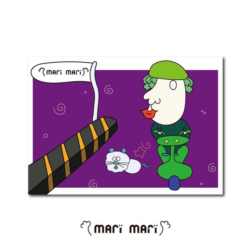 過街老鼠明信片 - 卡片/明信片 - 紙 