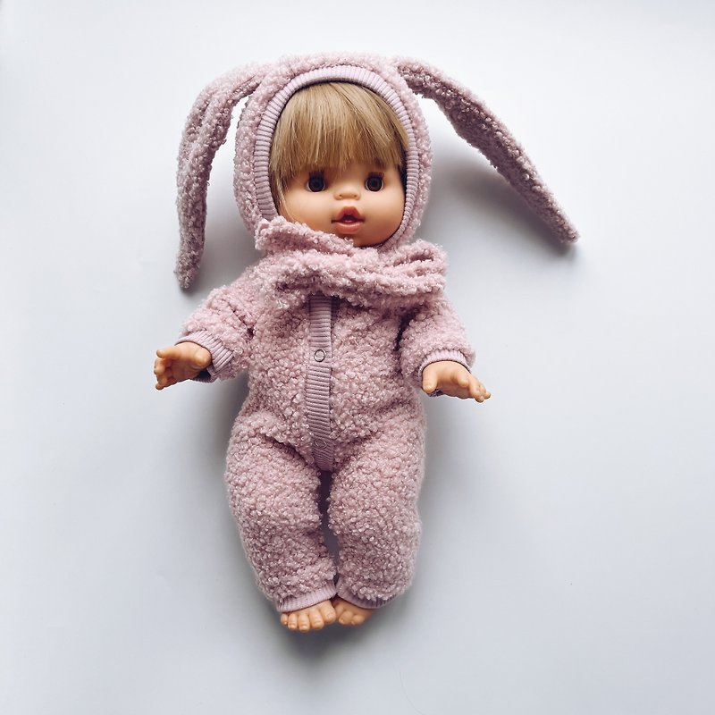 Easter Outfit for Minikane 13 inch Miniland 15 inch dolls, Clothes doll - ของเล่นเด็ก - วัสดุอีโค สึชมพู