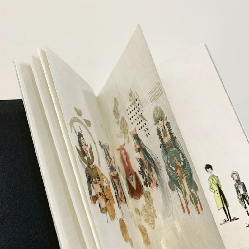 | Inside Illustrated Notebook | plan/e/t - สมุดบันทึก/สมุดปฏิทิน - กระดาษ ขาว