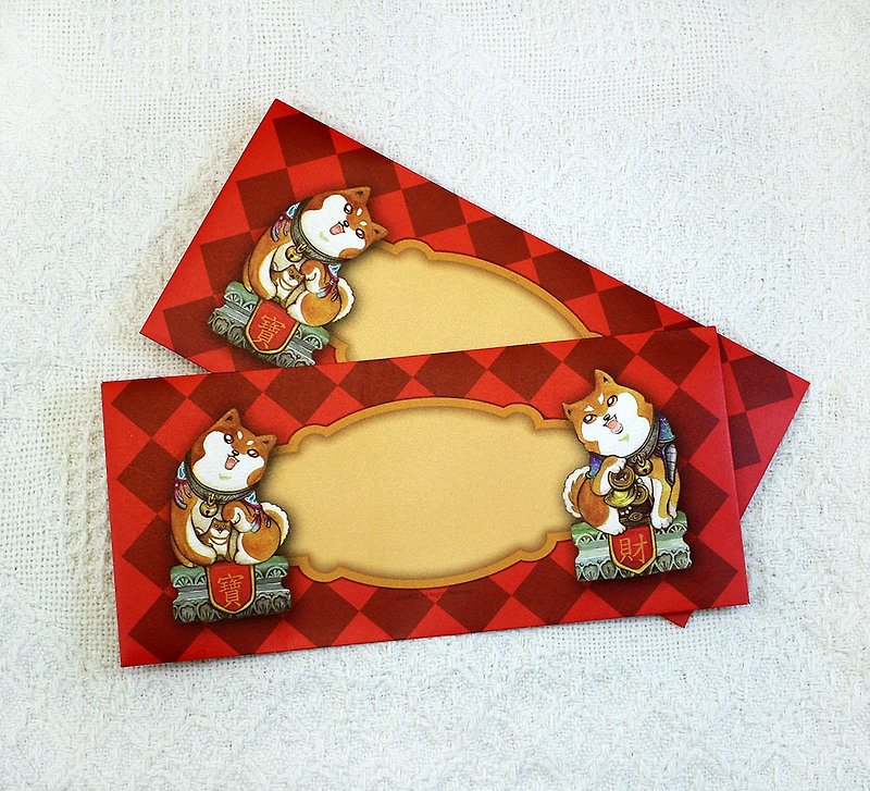 Cai Chai 新年の赤い封筒バッグ - ご祝儀袋・ポチ袋 - 紙 レッド