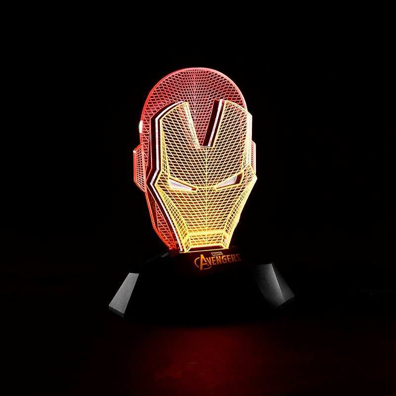 InfoThink Steel Man 3D Standing Light (Touch Switch) - โคมไฟ - อะคริลิค สีแดง