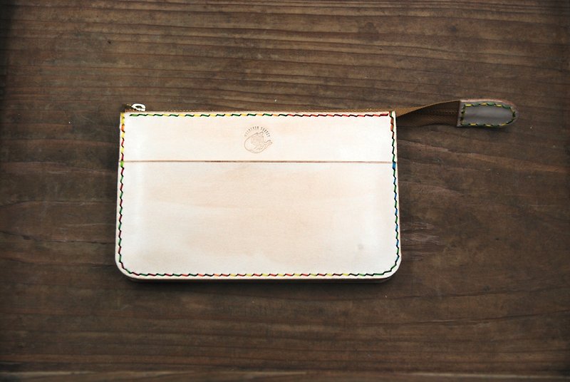 pouch wallet - กระเป๋าสตางค์ - หนังแท้ 