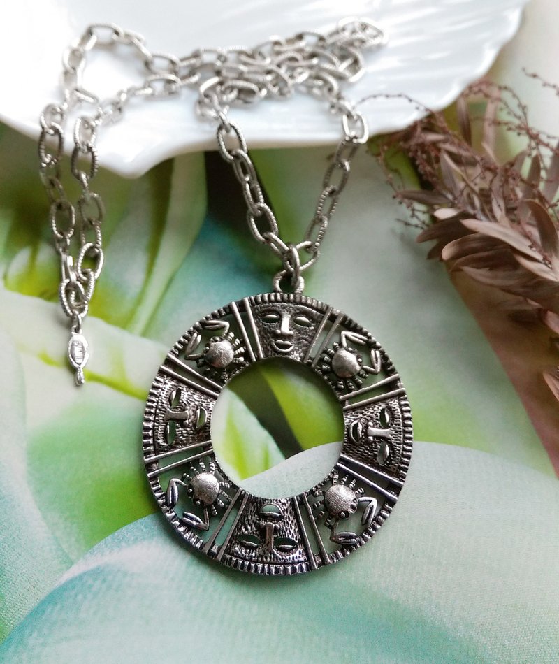 SARAH COV Talisman of Love 系列 項鍊。西洋古董飾品 - 項鍊 - 其他金屬 金色