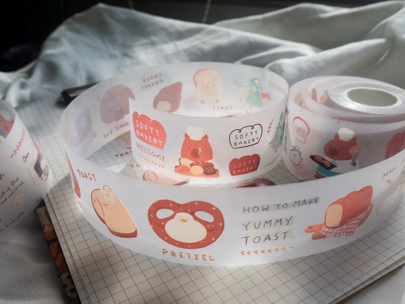 SOFTY BAKERY Matte PET Tape - Washi Tape - Paper 