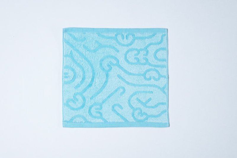 | Shanghai Towel | Square Towel - ผ้าขนหนู - ผ้าฝ้าย/ผ้าลินิน สีน้ำเงิน