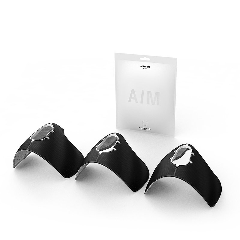 AIR FILTER ACTIVE Mask [Preferred Type] Filter-M/L (Three Pieces) - หน้ากาก - วัสดุอื่นๆ สีดำ