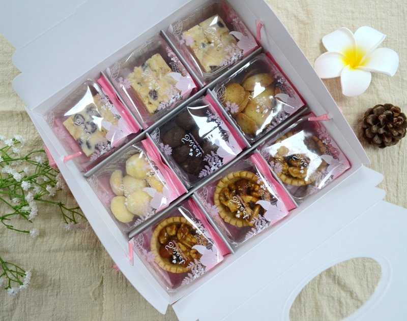 [Eden Taichung Canaan Garden] Yiqi Love Handmade Gift Box (shipping after the Spring Festival) - ขนมคบเคี้ยว - กระดาษ ขาว