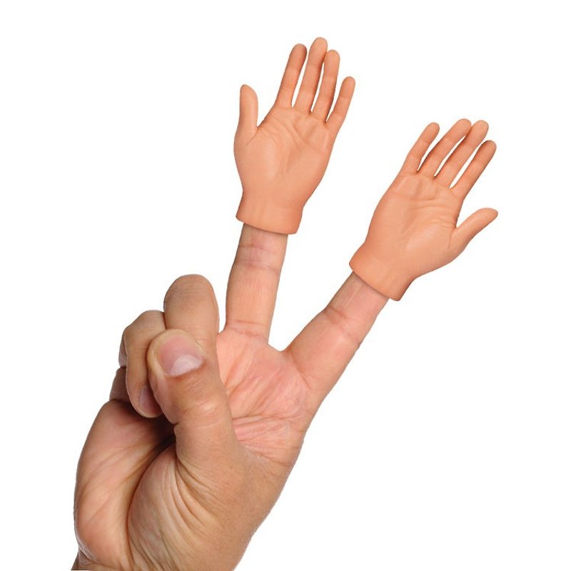 Rubber Other Orange - / Archie McPhee / Fingers 2 into the group