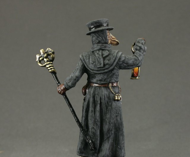 Venetian Plague Doctor Middle Ages Model tin toy soldiers toy figures 54 mm 