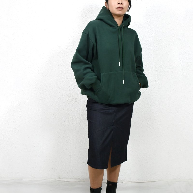 TYLER HOODIE - เสื้อผู้หญิง - ผ้าฝ้าย/ผ้าลินิน สีเขียว