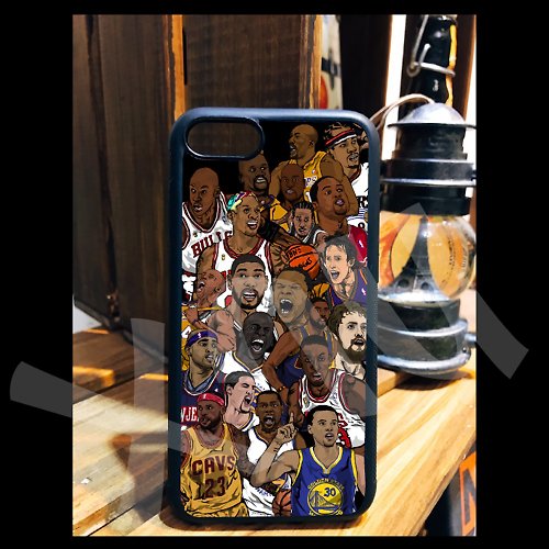 CHIC SHOP 插畫設計館 NBA 球星 手繪 客製 手機殼 iPhone 14 13 12 11 X 8 7 6 SE 5