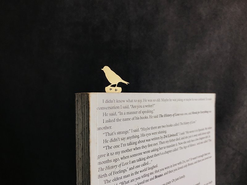[Umbilical] plus house stationery series handmade Bronze │ │ birds animal bookmark foot - ที่คั่นหนังสือ - ทองแดงทองเหลือง 