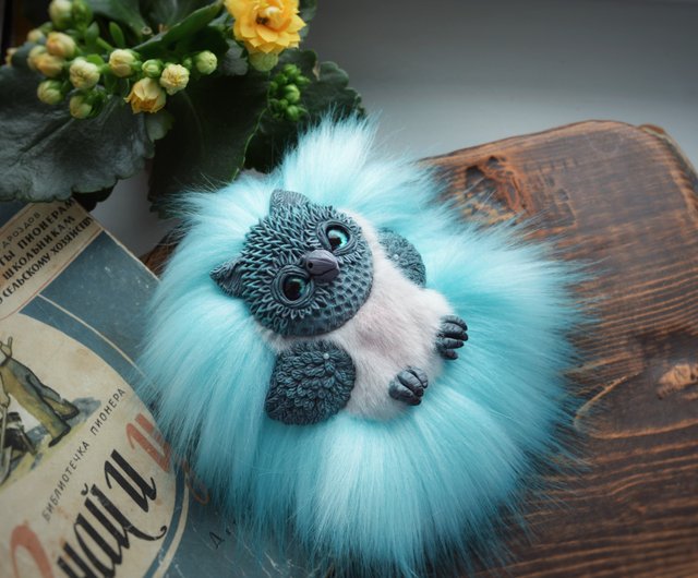 アーティスト人形幸福の鳥ポリマークレイOOAK置物 - ショップ Bears By MaGy 人形・フィギュア - Pinkoi