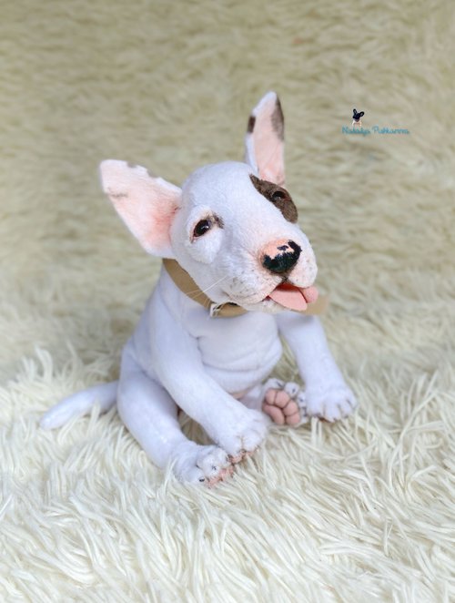 Bull terrier cheap stuffed toy