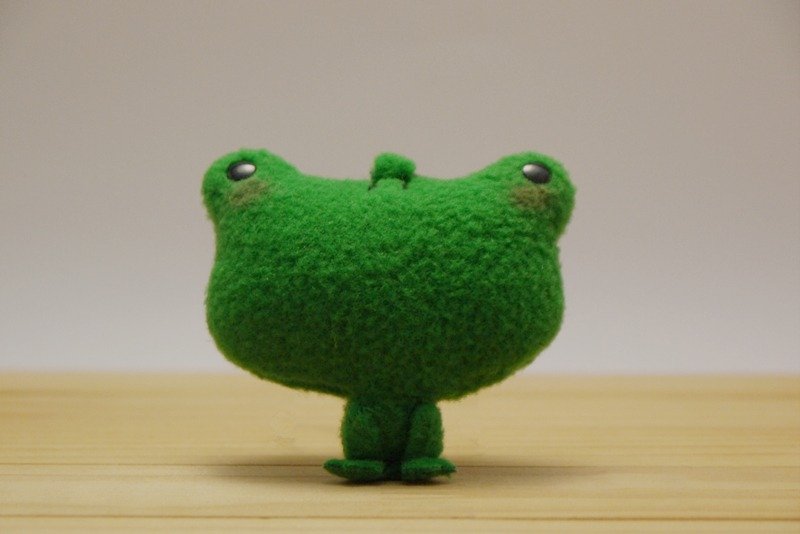 Bucute wipes the phone screen┃ frog phone strap┃with earphone plug┃gift - Charms - Polyester Green