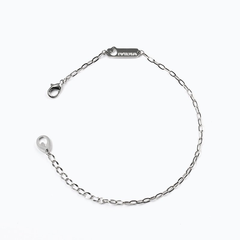 S074 ステンレス製プレミアムブレスレット　オリジナルカラー　アレルギー対応　台湾製 - ブレスレット - ステンレススチール シルバー