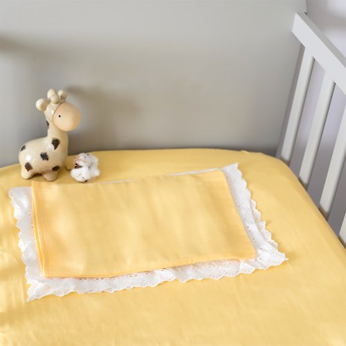 MARURU 日本手作 • 六層紗 嬰兒黃 床單/枕套-分售