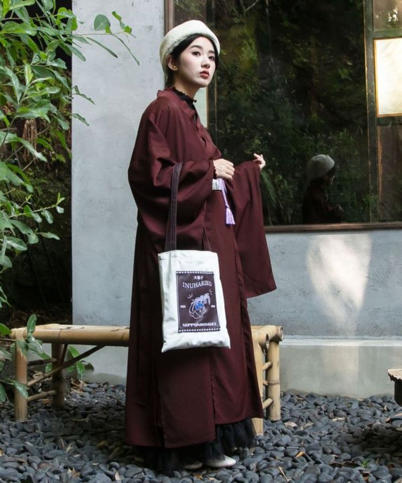 【熱門預購】絨布刺繡托特包 (3色) 7CRP5303 - 手提包/手提袋 - 棉．麻 