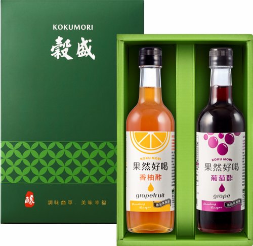 穀盛 果然好喝 單果酢禮盒 360ml*2瓶 母親節 送禮首選