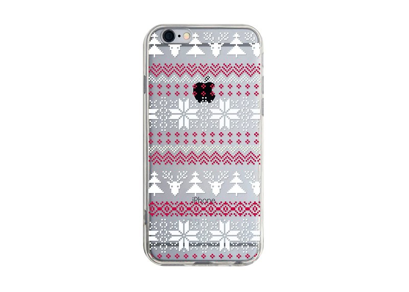 Christmas Tree with Christmas Fawn iPhone X 8 7 6s Plus 5s Samsung S8 S9 Phone Case - เคส/ซองมือถือ - พลาสติก 