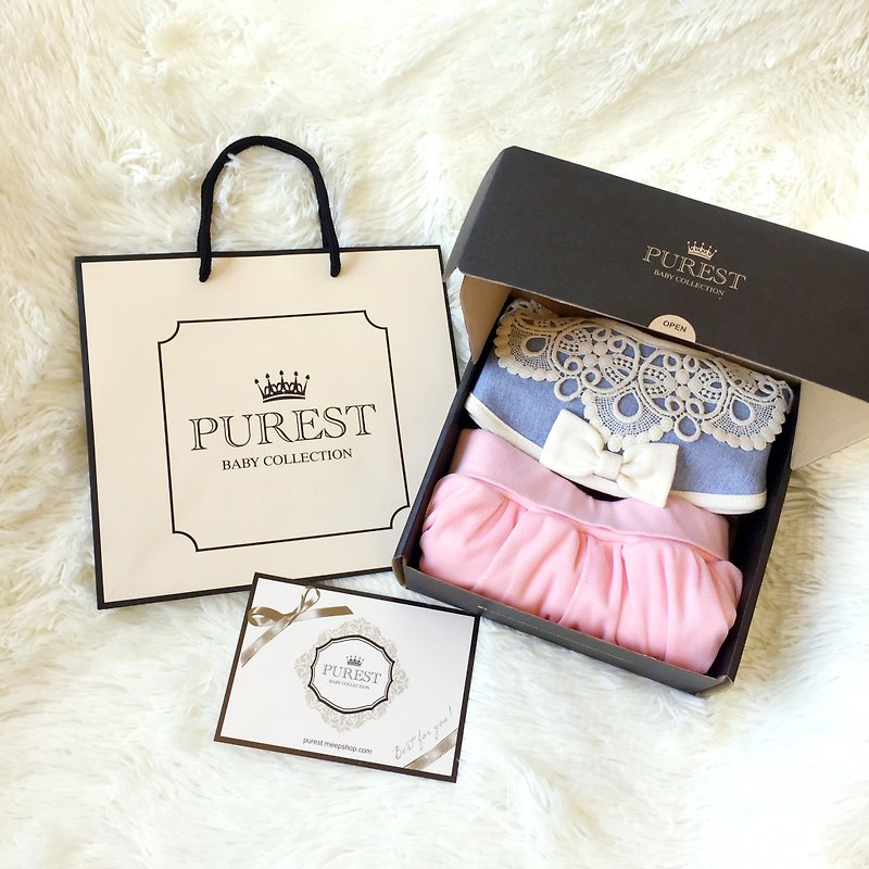 PUREST Barbie Princess / Sapphire Box Dress Up Gift Set / Baby Moon / Birthday / Gifts Preferred - Baby Gift Sets - Cotton & Hemp 