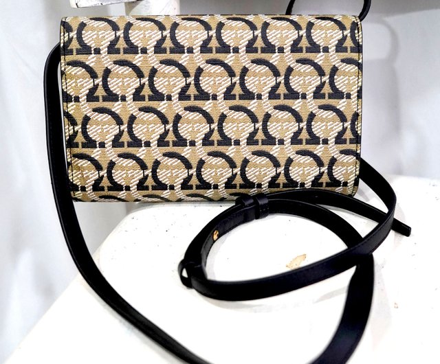 Brand new Salvatore Ferragamo leather monogram small dress