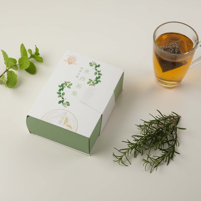 迷迭香綠茶 ─ 元氣美人 - 茶葉/漢方茶/水果茶 - 紙 白色