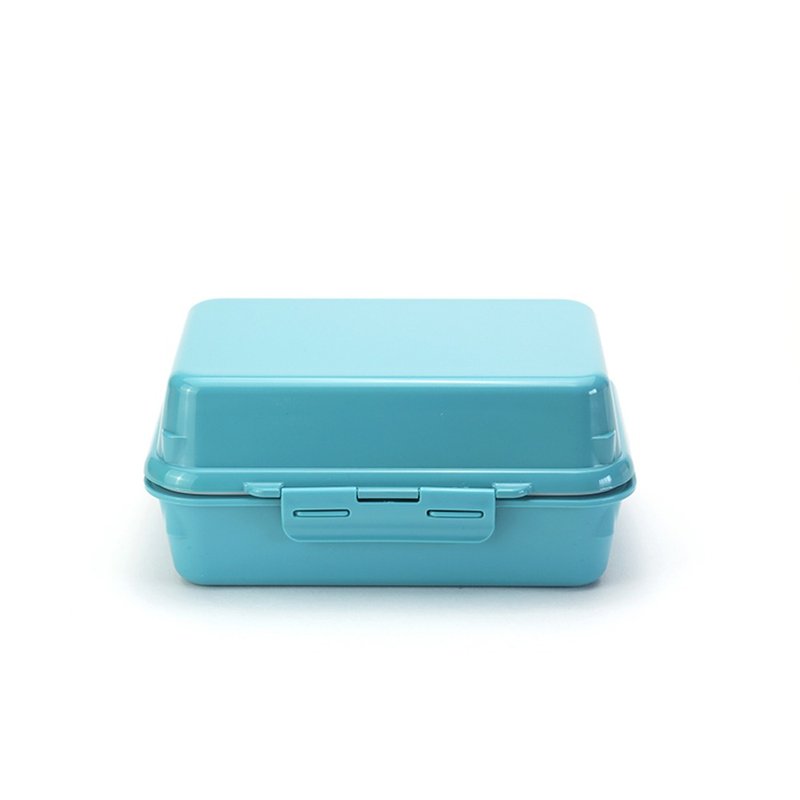 三好製作所 GEL-COOL迪利系列保冷分隔便當盒 馬卡龍藍 - 便當盒/食物袋 - 塑膠 藍色