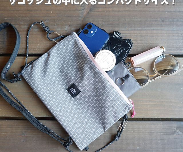 Gray・ミニハイカーウォレット/登山・アウトドア・防水・超軽量