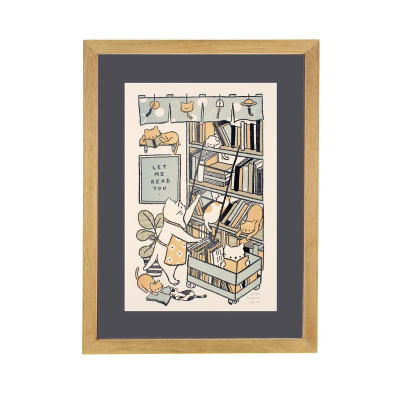 Let Me Read You - 6x9 in. Letterpress Print - 壁貼/牆壁裝飾 - 紙 