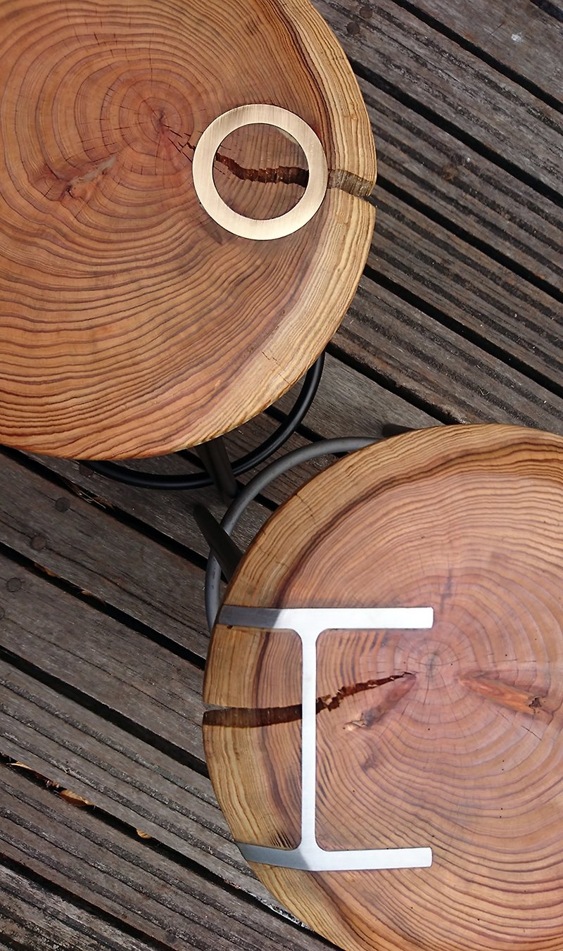 Mountain Order Page-oH Round Stool-H - Chairs & Sofas - Wood 