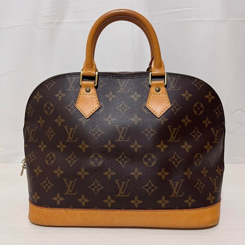 本物 Louis Vuitton ルイヴィトン アルマPM モノグラム PVC レザー ハンドバッグ M51130  中古 - 手提包/手提袋 - 其他材質 咖啡色