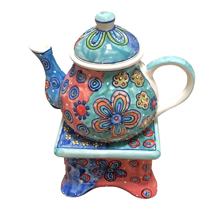 五瓣花系列-茶壺組 - 茶壺/茶杯/茶具 - 瓷 