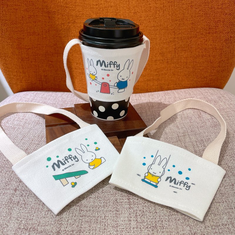 【miffy】飲料提袋 飲料袋 手搖飲 - 飲料提袋/杯套/杯袋 - 棉．麻 