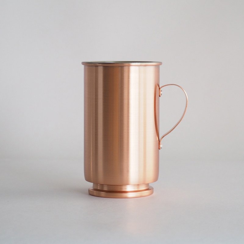 Japanese Gaosang metal Japanese classical palace style pure copper mug-500ml - Cups - Copper & Brass Gold