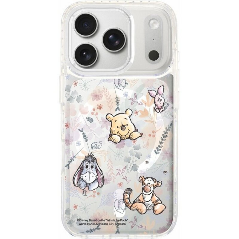 小熊維尼家族圖案 iPhone17 Pro Max /Air 透明/磁吸磁換式手機殻 - 手機殼/手機套 - 塑膠 多色