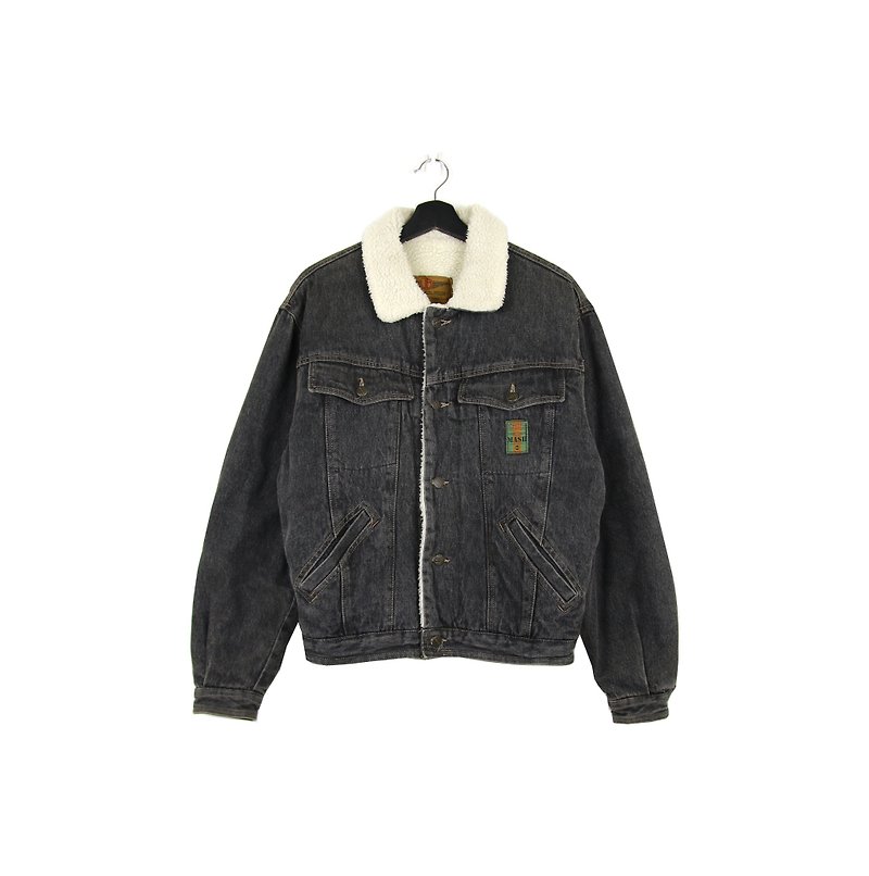 Back to Green :: Shop Cotton Denim Jacket Black MASH vintage (DJ-12) - เสื้อโค้ทผู้ชาย - ผ้าฝ้าย/ผ้าลินิน 