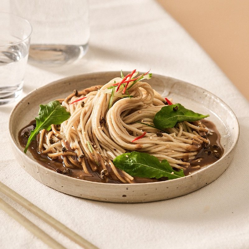 【預購】賈以食日 麻花麵(1袋/3入) - 拌麵/麵條/米粉 - 新鮮食材 白色