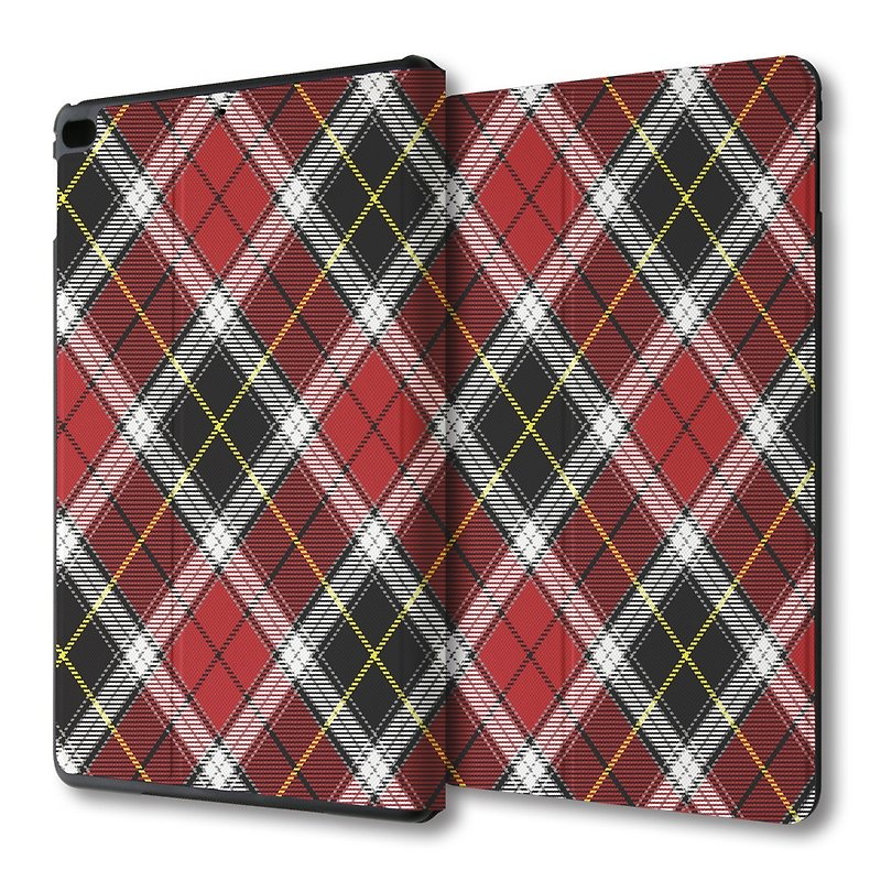 AppleWork iPad mini multi-angle leather case PSIBM-004R - เคสแท็บเล็ต - หนังเทียม สีแดง