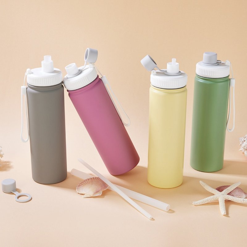 Limited time 1298 yuan [2-in discount] YCCT Gaihe Cup 700ml - easy to carry and environmentally friendly beverage cup - Vacuum Flasks - Stainless Steel 